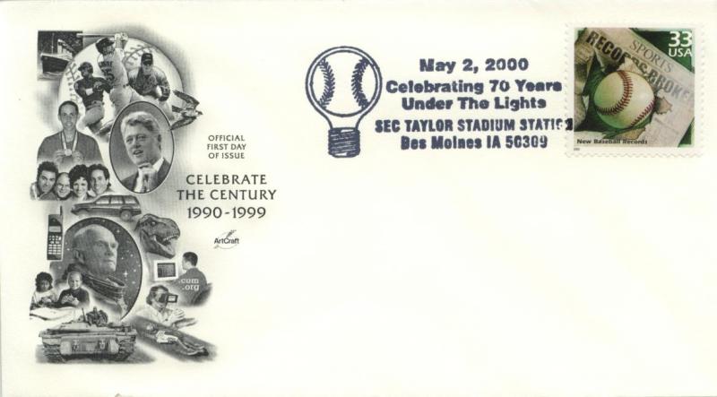 2000 SEC Taylor Stadium Des Moines IA Pictorial Artcraft