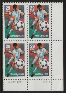 #2834 MNH Plate Block