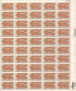 US Stamp - 1973 8c Electronic Progress - 50 Stamp Sheet - Scott #1501
