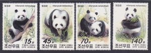 North Korea 4427-30 DPR MNH 2005 Various Pandas Full Set of 4 Very Fine