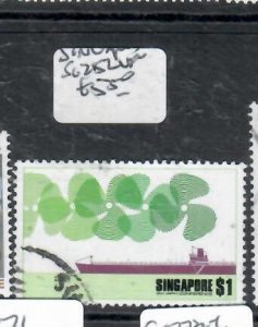 SINGAPORE  QEII   SG252     VFU     P0412H