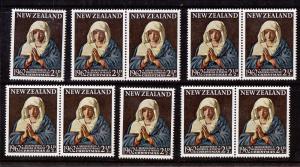 New Zealand # 358, Christmas, Mint NH lot of 10, 1/2 Cat