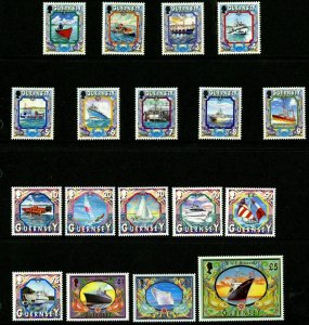 Guernsey 1998-2000 Scott # 640-663 Mint Never Hinged Set