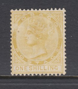 Tobago, Sc 12 used. 1880 1/ bister QV, erased cancel, F-VF