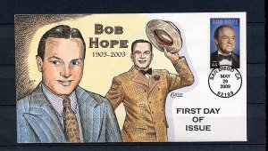 U. S. #4406 (US324) Collins FDC Bob Hope 1903-2003, VF cond