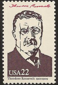 # 2218g MINT NEVER HINGED THEODORE ROOSEVELT