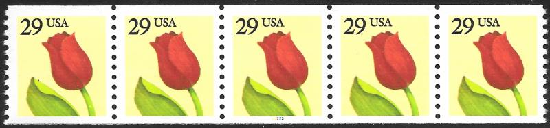 Scott 2526   29¢ Tulip PNC/5, #S2222 MNH VF