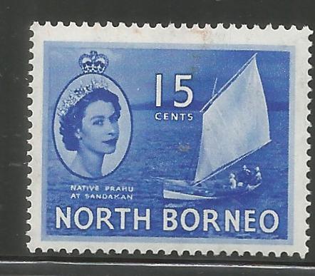 NORTH BORNEO, 268, H, SANDAKAN