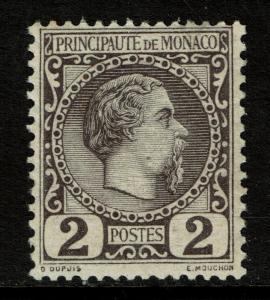 Monaco #2 Unused MOG - Prince Charles III (1885)