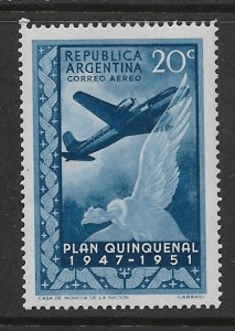 ARGENTINA C60 HINGED AVIATION TYPE