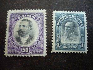 Stamps - Cuba - Scott# 239-246- Mint Hinged Set of 8 Stamps