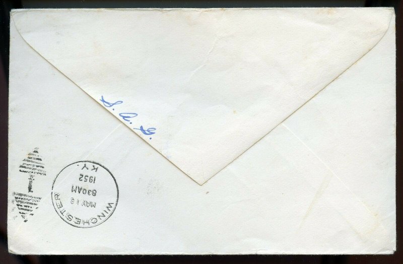 U.S. Scott 807, 804 (2) Prexies plus C39 and E16 on Air Special Delivery Cover 