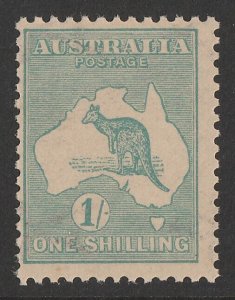 AUSTRALIA 1915 Kangaroo 1/- Die IIB 3rd wmk sideways. MNH **. ACSC cat $500