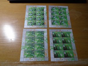 Belarus  #  737-40  MNH  Insects   complete sheet
