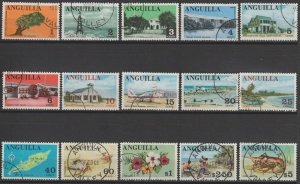 ANGUILLA 1967 SG 17/31 USED