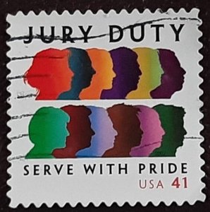 US Scott # 4200; used 41c Jury Duty from 2007; XF centering; off paper
