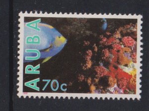 Aruba   #57  MNH  1990 marine life  70c  angel fish