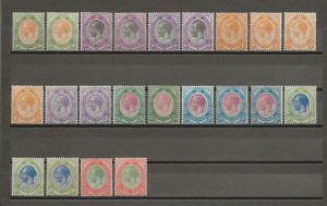 SOUTH AFRICA 1913/24 SG 3/17 + Shades MINT/MNH Cat £2600