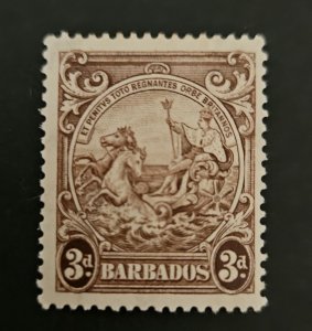 Barbados 1938  SG252 mm 3d Perforation 13.5x13