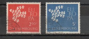 Luxembourg 382-383 used