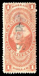 U.S. REV. FIRST ISSUE R72c  Used (ID # 80132)