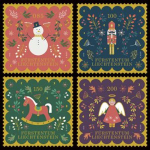 Scott #1797-1800 Christmas MNH
