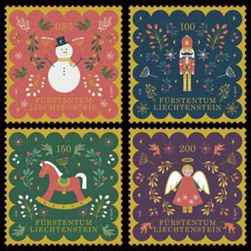 Scott #1797-1800 Christmas MNH