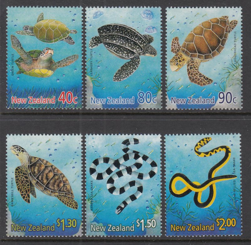 New Zealand 1696-1701 Marine Life MNH VF