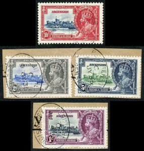 Ascension SG31/34 1935 Silver Jubilee Set Fine Used