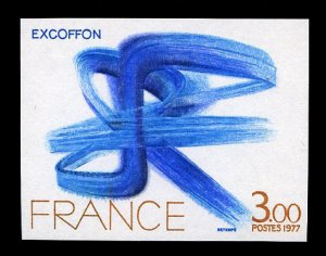 France, 1950-Present #1559 (YT 1951) Cat€77, 1977 Abstract by Excoffon, imp...