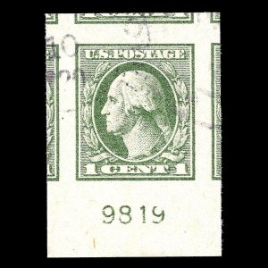 WCstamps: U.S. Scott 531  1c Offset Imperf GEM Used 2024 PSE Cert (100) SMQ $400