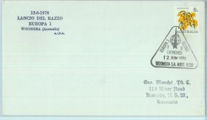 83255 - AUSTRALIA - Postal History - ROCKET Flight Cover: EUROPA 1  1970