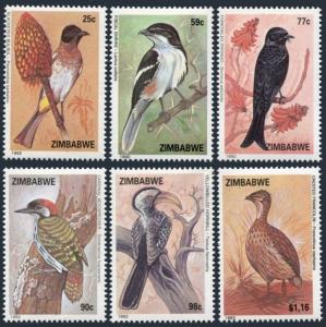 Zimbabwe 664-669,Mnh.michel 482-487. Oiseaux 1992.Bulbul Migratrice Drongo