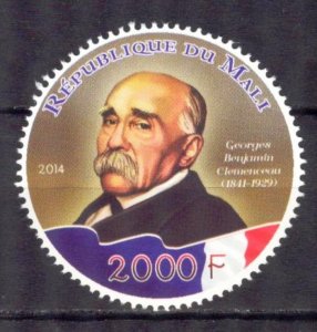 Mali 2014 Georges Benjamin Clemenceau Former Minister of War France MNH