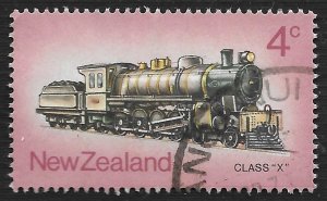 New Zealand #518 4c New Zeland Steam Locomotive - Class X Locomotive