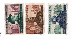 Italy #594-596 Used - Stamp CAT VALUE $24.25