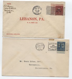 1928 Hawaii overprint covers #647, 648 FDC [y9096]