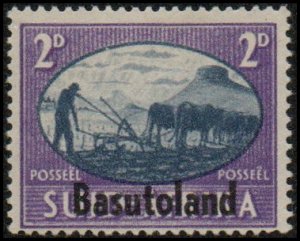 Basutoland 30b - Mint-H - 2p Peace Issue (Suid) (1945)