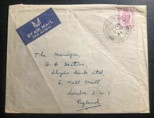 1947 Tangier Morocco British Agencies  Cover To Lloyds Bank London England