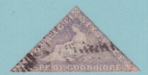 CAPE OF GOOD HOPE 5 SG 7 1855 USED PERKINS BACON PRINTING NO FAULTS VERY FINE!