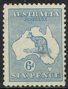 AUSTRALIA 1915 KANGAROO 6D 2ND WMK