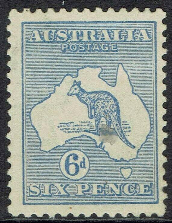 AUSTRALIA 1915 KANGAROO 6D 2ND WMK 