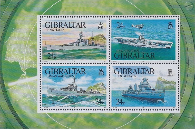 Gibraltar Scott #'s 630 MNH