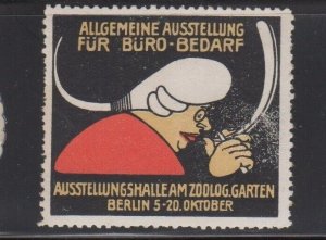 German Advertising Stamp - Office Supply Exposition, Berlin