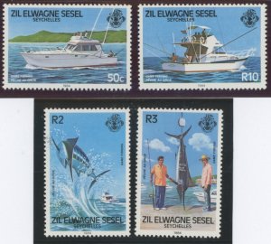 Zil Elwannyen Sesel #80-83 Mint (NH) Single (Complete Set)