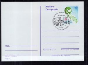 UN Vienna UX2 Postal Card U/A FDC VF