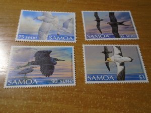 Birds  : Samoa  #  735-38   MNH