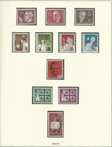 1961-1985 Berlin Unused Never Hinged Stamp Collection In Safe Album