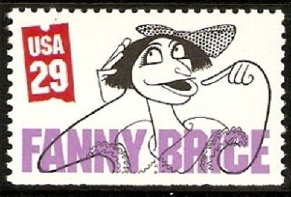 2565 Fanny Brice F-VF MNH single from booklet