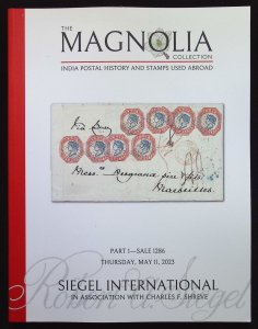 Siegel 1286-The Magnolia Collection India Postal History and Stamps Used Abroad